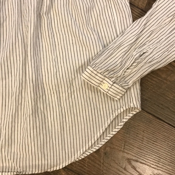 LOFT Ruffle Stripe Top - Picture 4 of 4